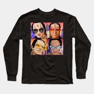 Deep Space Vice Collage Square Long Sleeve T-Shirt